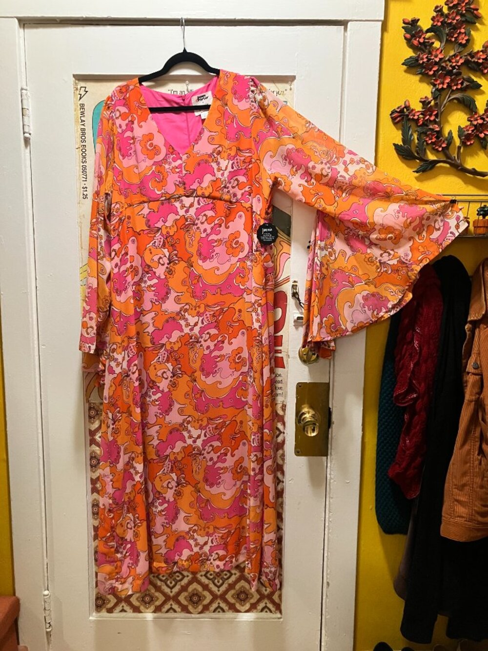 NWT Joanie Clothing x Dawn O'Porter Piña Colada Floral Maxi Dress! UK20/US16! - Picture 3 of 14